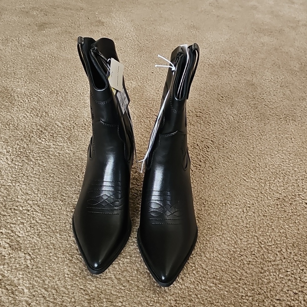 Universal Thread Jenson Black Western Boots Size 7 - Picture 3 of 6